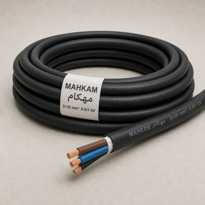 کابل افشان قابل انعطاف فیلردار 3×10