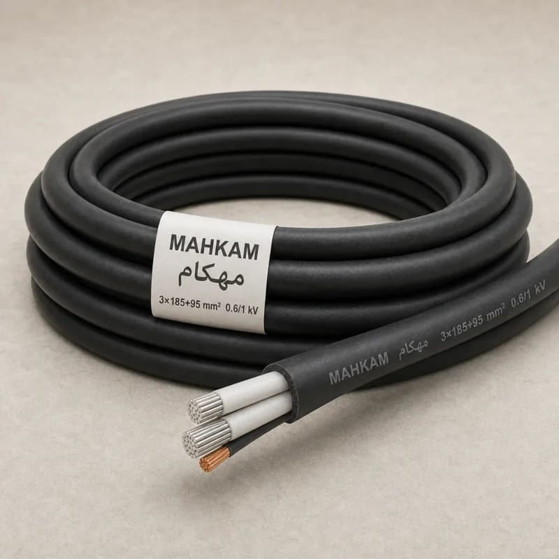 کابل افشان قابل انعطاف فیلردار 3×185+95