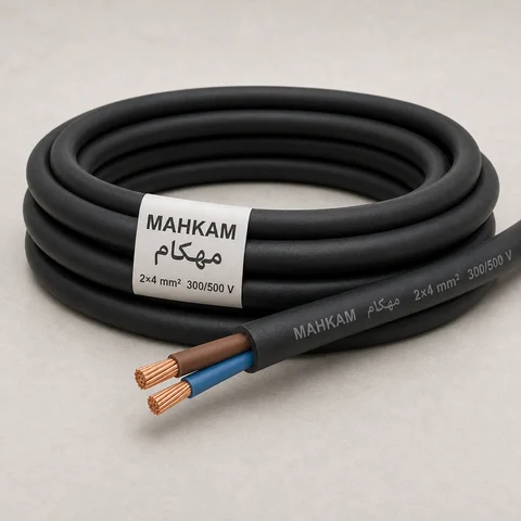 کابل افشان قابل انعطاف 2×4