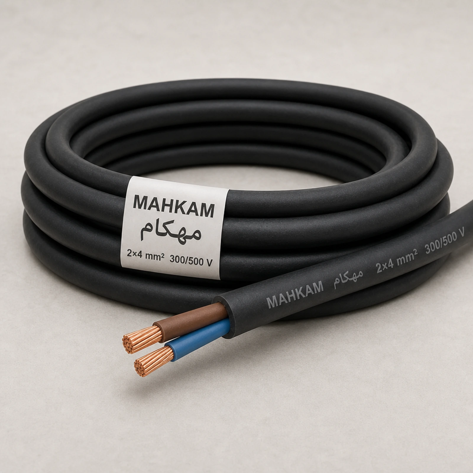 کابل افشان قابل انعطاف 2×4